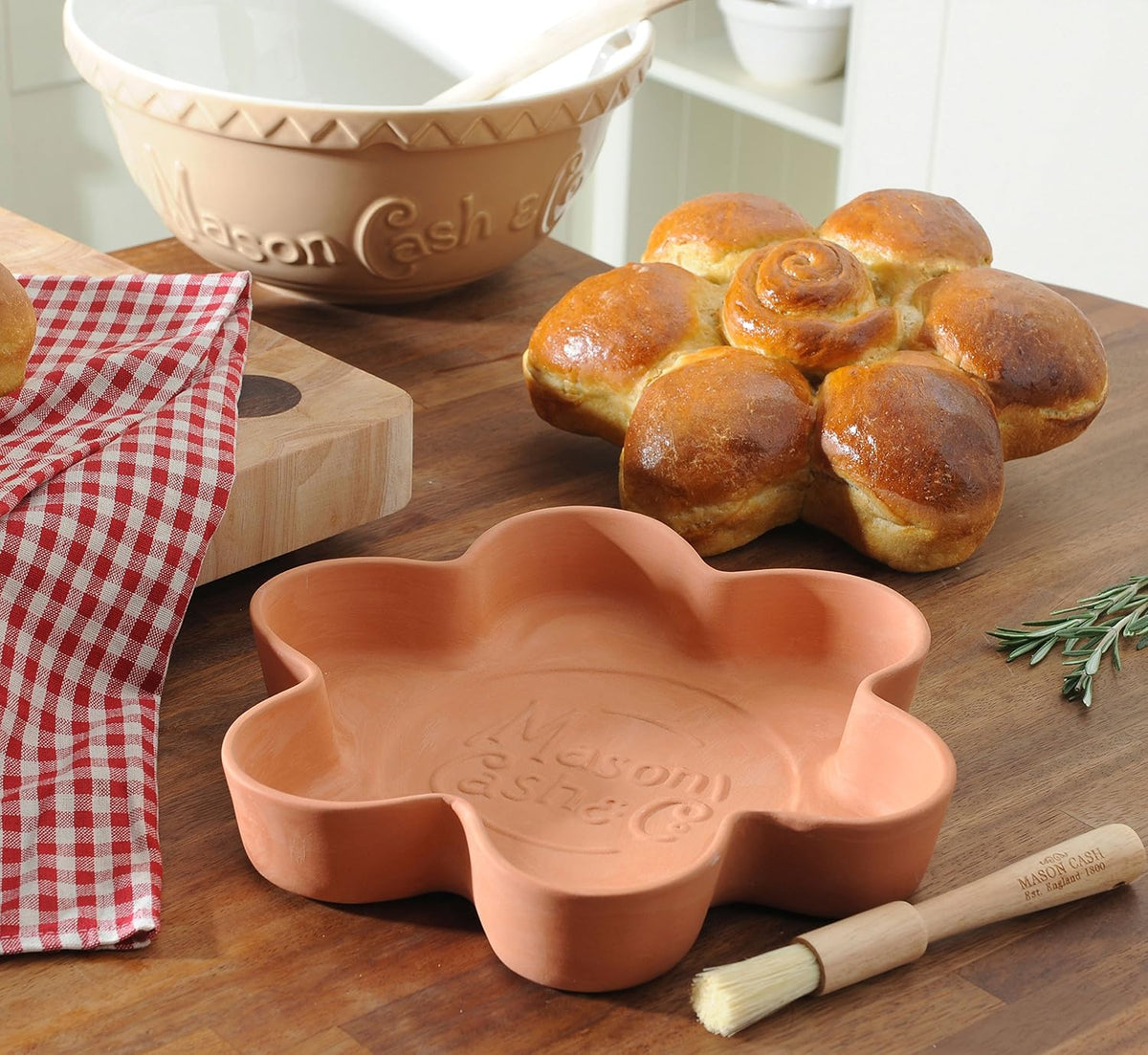 Chip Resistant Earthenware S12 Mixing Bowl, Pink, 29 cm