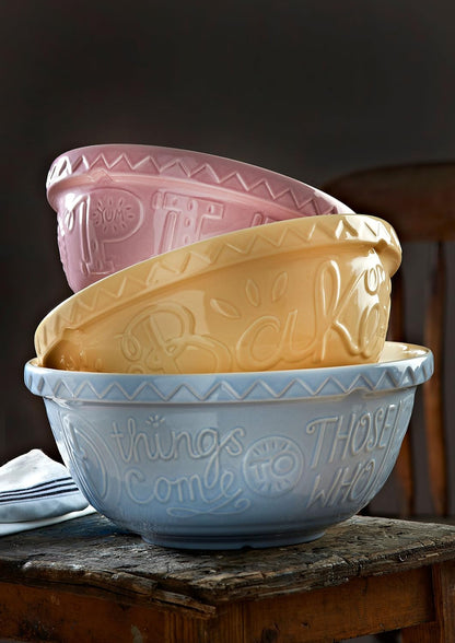 Chip Resistant Earthenware S12 Mixing Bowl, Pink, 29 cm