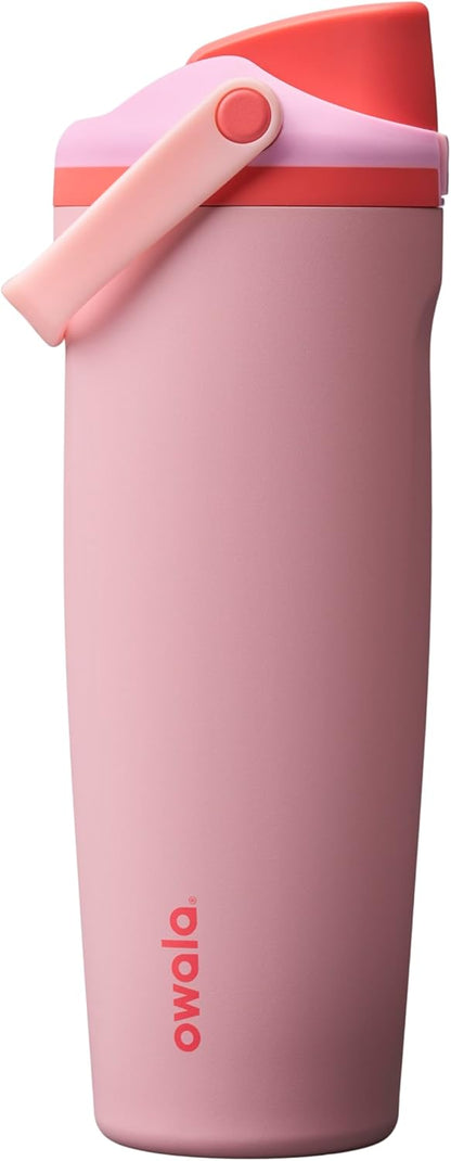 FreeSip Sway Stainless Steel Water Bottle 30 oz Angel Food Cake