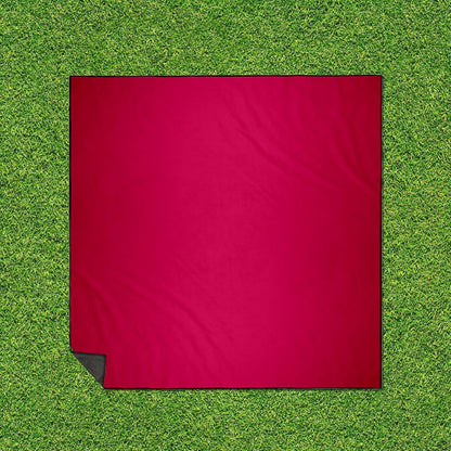 Hot Pink - Plain Simple one Solid Color - Girly Bright Vibrant neon Tropical Summery Summer Pink Picnic Blanket