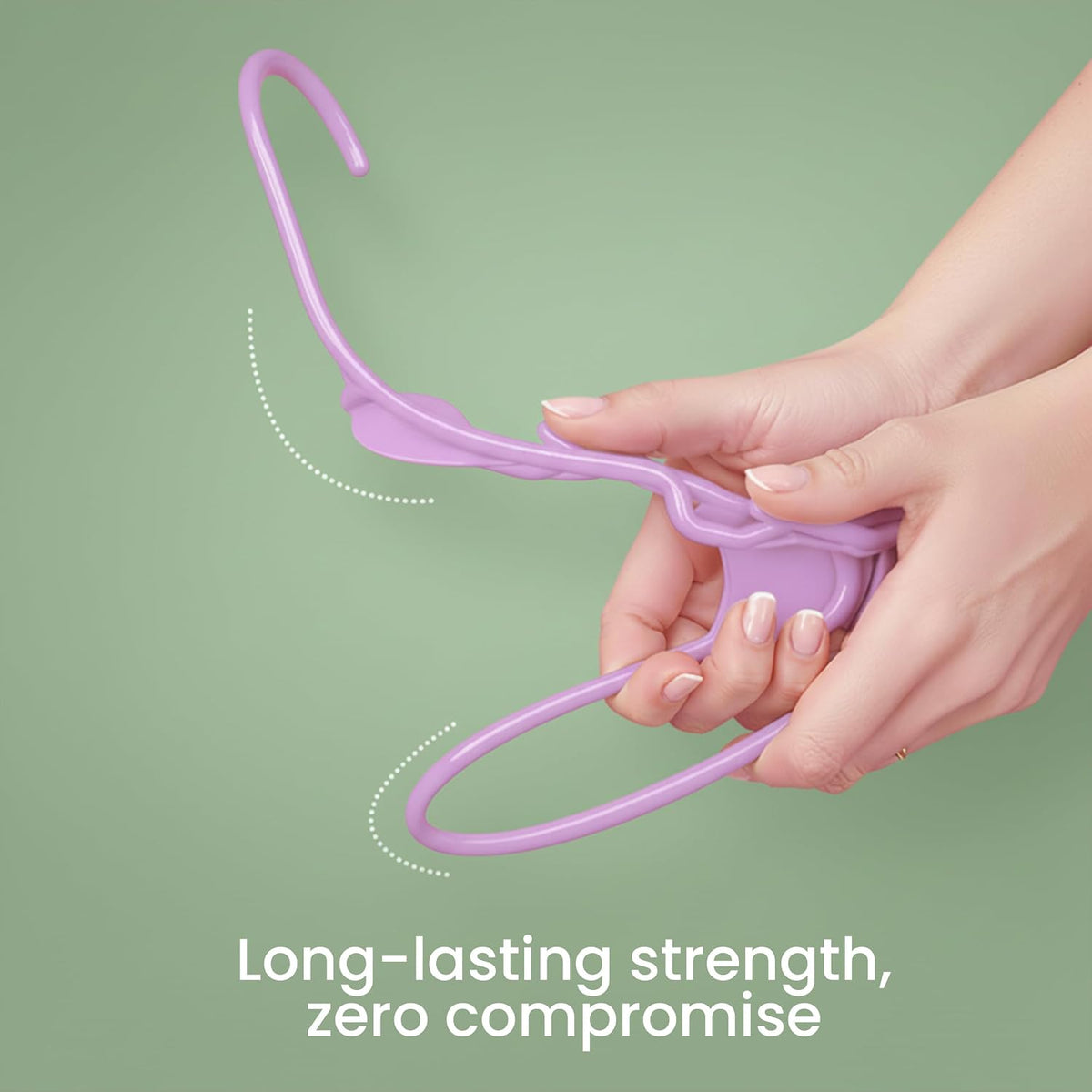 Plastic Hangers 50 Pack – Space Saving Clothes Hanger Pink