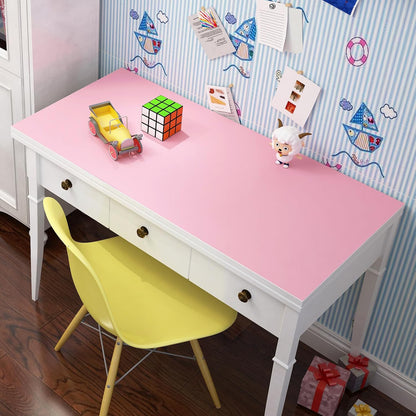 Cute Pink Wallpaper Peel and Stick Waterproof Light Pink Contact Paper Peel and Stick for Cabinets Classroom Desk Self Adhesive Wall Paper for Girls Bedroom Bathroom Walls Shelves 15.8"x78.8"