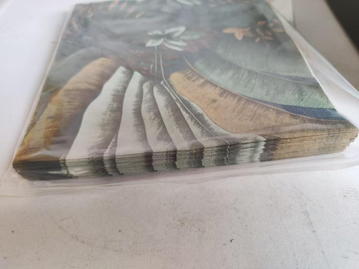 Zelten Colored Paper Napkins (Feather)