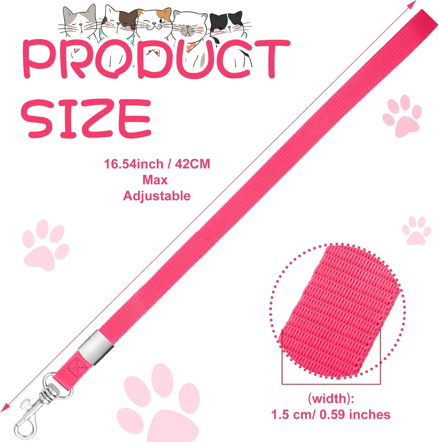 Shinylin 5 Pcs Pet Grooming Loops Nylon Pet Bathing Tether Straps Restraint Noose Dog Grooming Loop Adjustable Fixed Dog Cat Safety Rope for Groomer Table Bathtub, Vibrant Colors