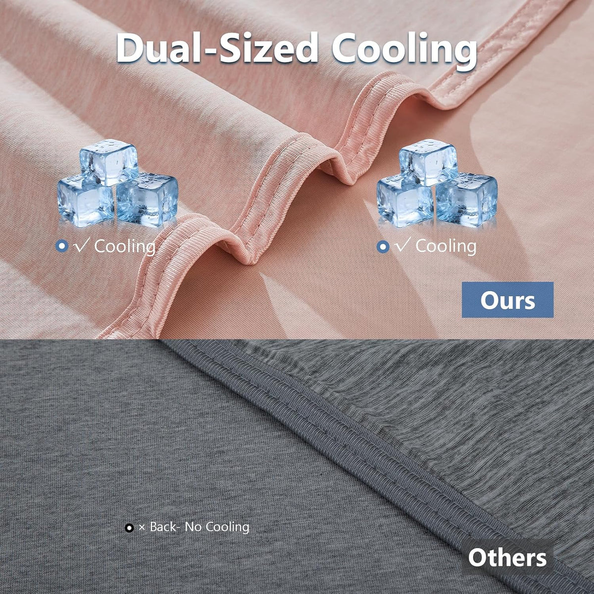 Cooling Blanket for Hot Sleepers - Summer Blanket Thin Soft Lightweight Breathable Double Side Enhanced Cooling for Hot Flashes, Night Sweats, Bed, Couch (Pink, 96 x 102 inches)