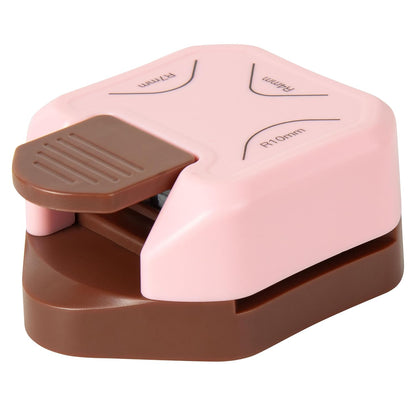 Corner Rounder Punch Pink,Paper Punches for Crafting,Cardstock,Edge Cutter,Scrapbook,Card Making Supplies,Journaling Accessories, Photos Cards Scrapbooking