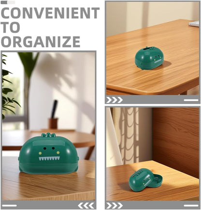 Dinosaur Shaped Tissue Box Holder 2pcs Plastic Desktop Storage