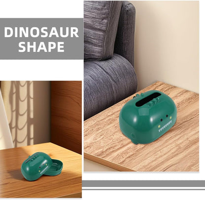 Dinosaur Shaped Tissue Box Holder 2pcs Plastic Desktop Storage