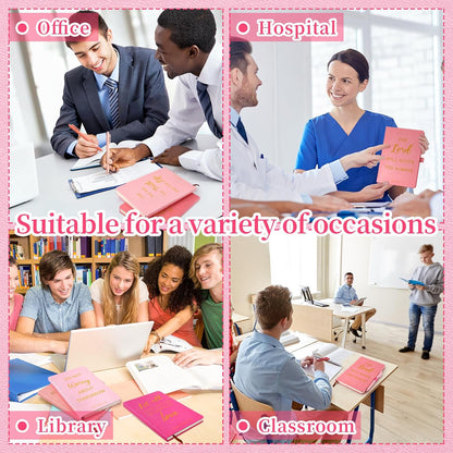 20 Pcs Christian Gift for Women Bulk Christian Journals, Pink