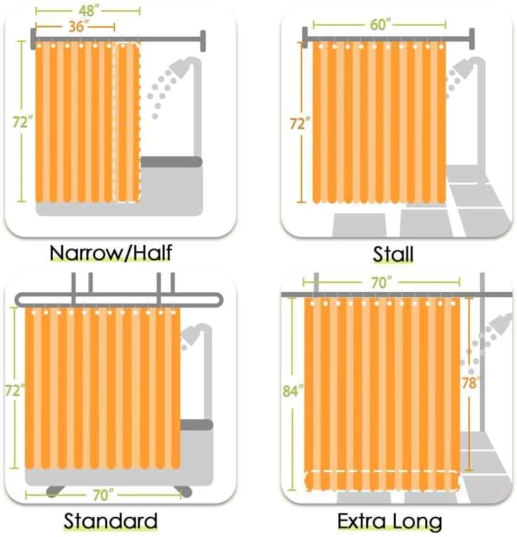 Pink and White Shower Curtain for Bathroom Modern Farmhouse Striped Waterproof Fabric Shower Curtain Set with 12 Hooks Machine Washable 70x72 Inches