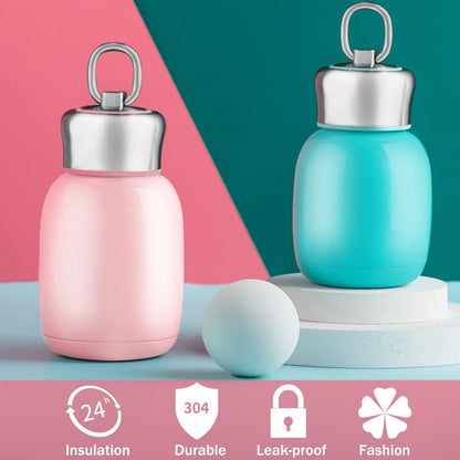 Mini 7 oz Stainless Steel Water Bottle, Portable Small Sports Vacuum Insulated Water Bottle Leak Proof Sport Tumbler Cup Hot and Cold Water Bottle