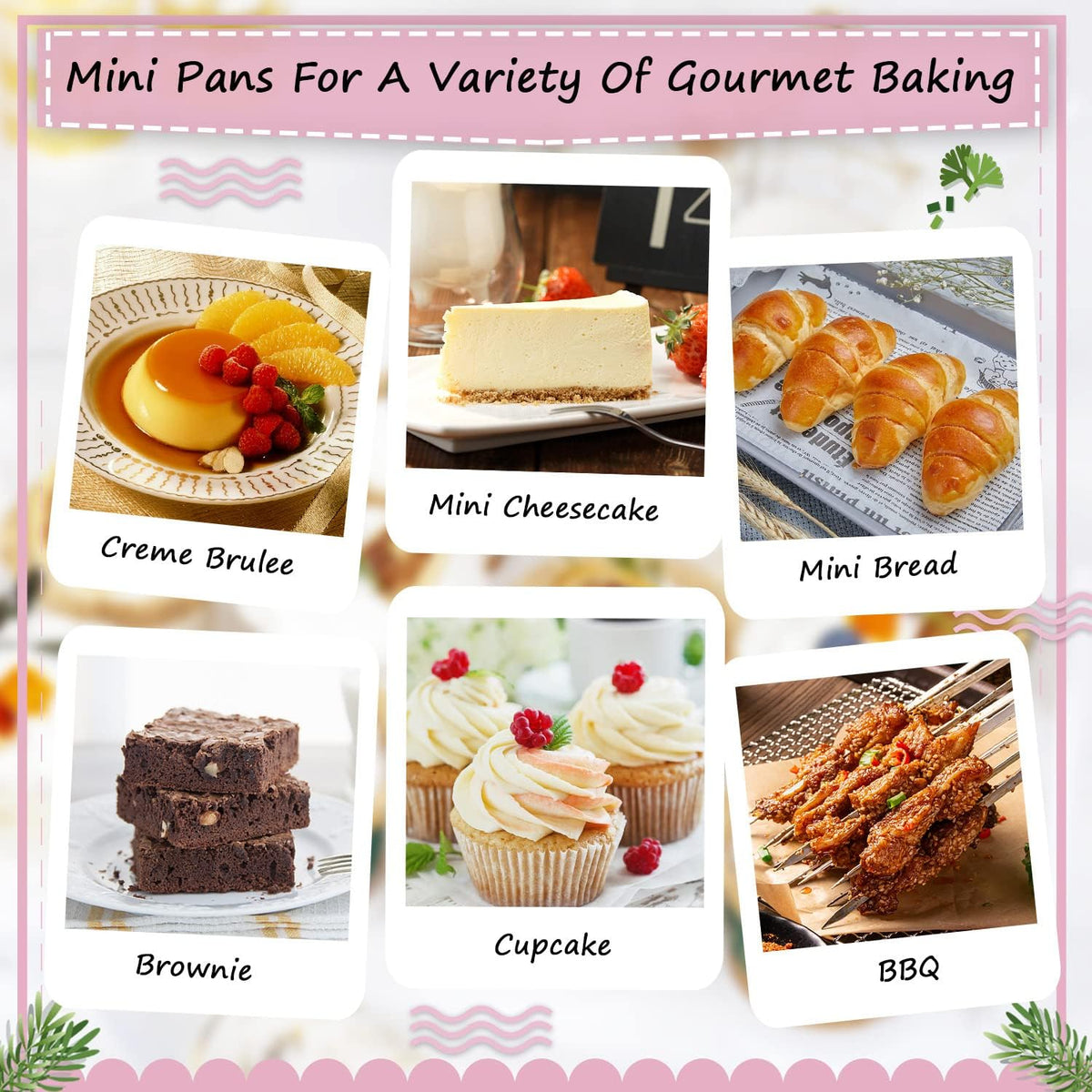 Mini Loaf Pans with Lids 100 Pack, 6.8oz Rectangle Cake Tins