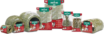 Oxbow Timothy Hay Bungalow, Rabbit & Guinea Pig Hideout, Edible & Hand-Woven Bunny House, No Wires or String, Small Pet Accessories, for Rabbits, Guinea Pigs, Chinchillas & Rats, Large