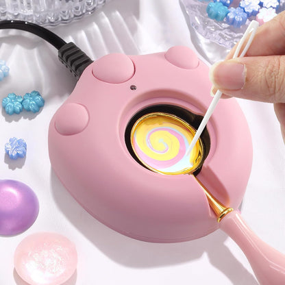 Electric Wax Warmer Pink Seal Melter for Melting Beads and DIY