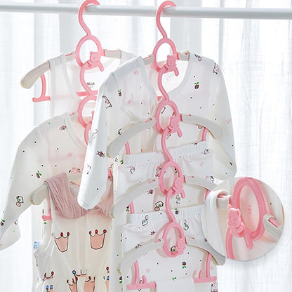 Baby Clothes Hangers 20 Pack, Plastic Kids Hangers Space Saving for Closet