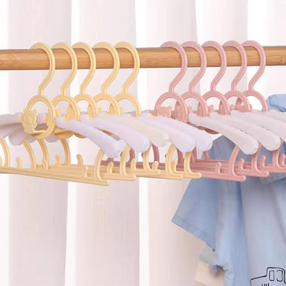 Baby Clothes Hangers 20 Pack, Plastic Kids Hangers Space Saving for Closet
