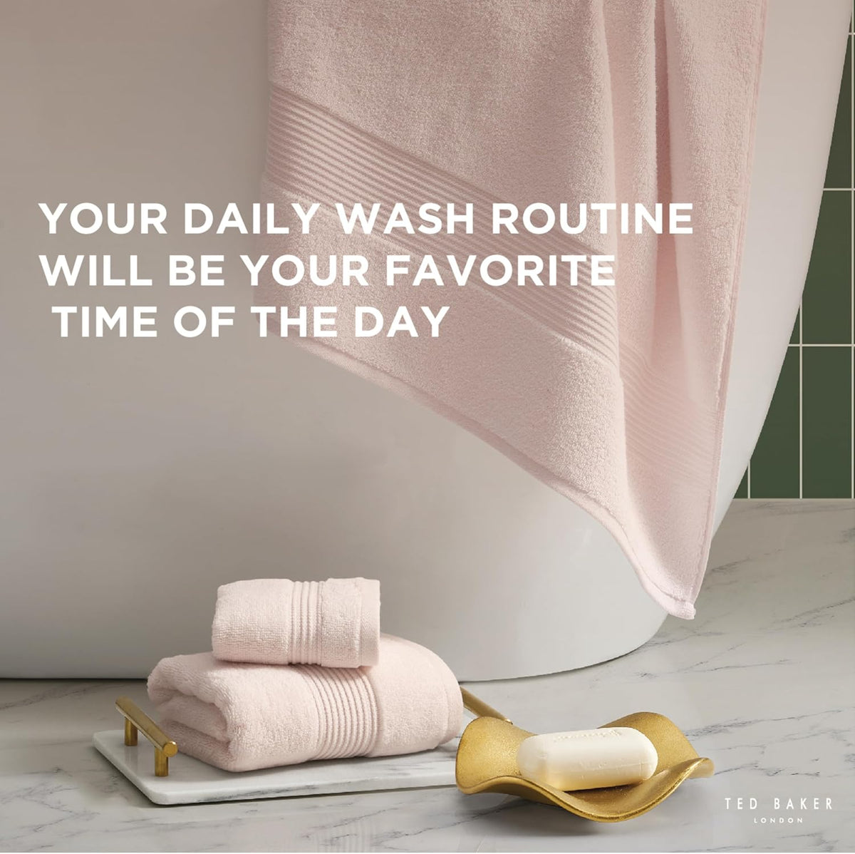 Cotton Bath Towel Soft, Highly Absorbent, 30x56, Blush Pink 1 Pc
