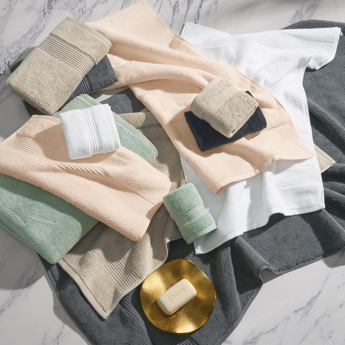 Cotton Bath Towel Soft, Highly Absorbent, 30x56, Blush Pink 1 Pc