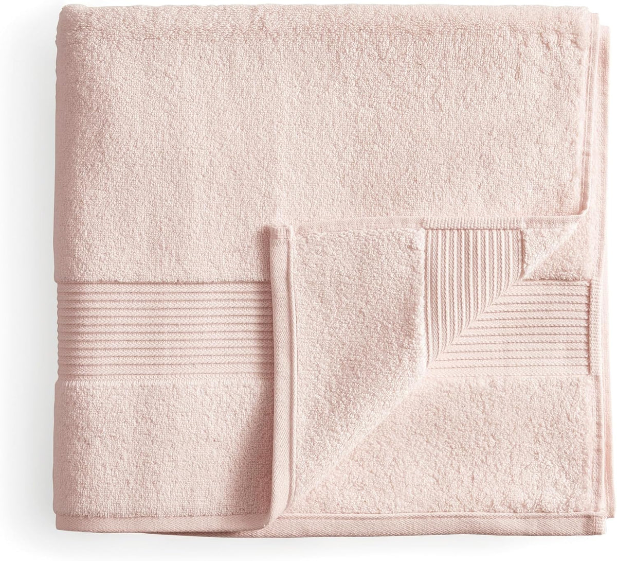 Cotton Bath Towel Soft, Highly Absorbent, 30x56, Blush Pink 1 Pc