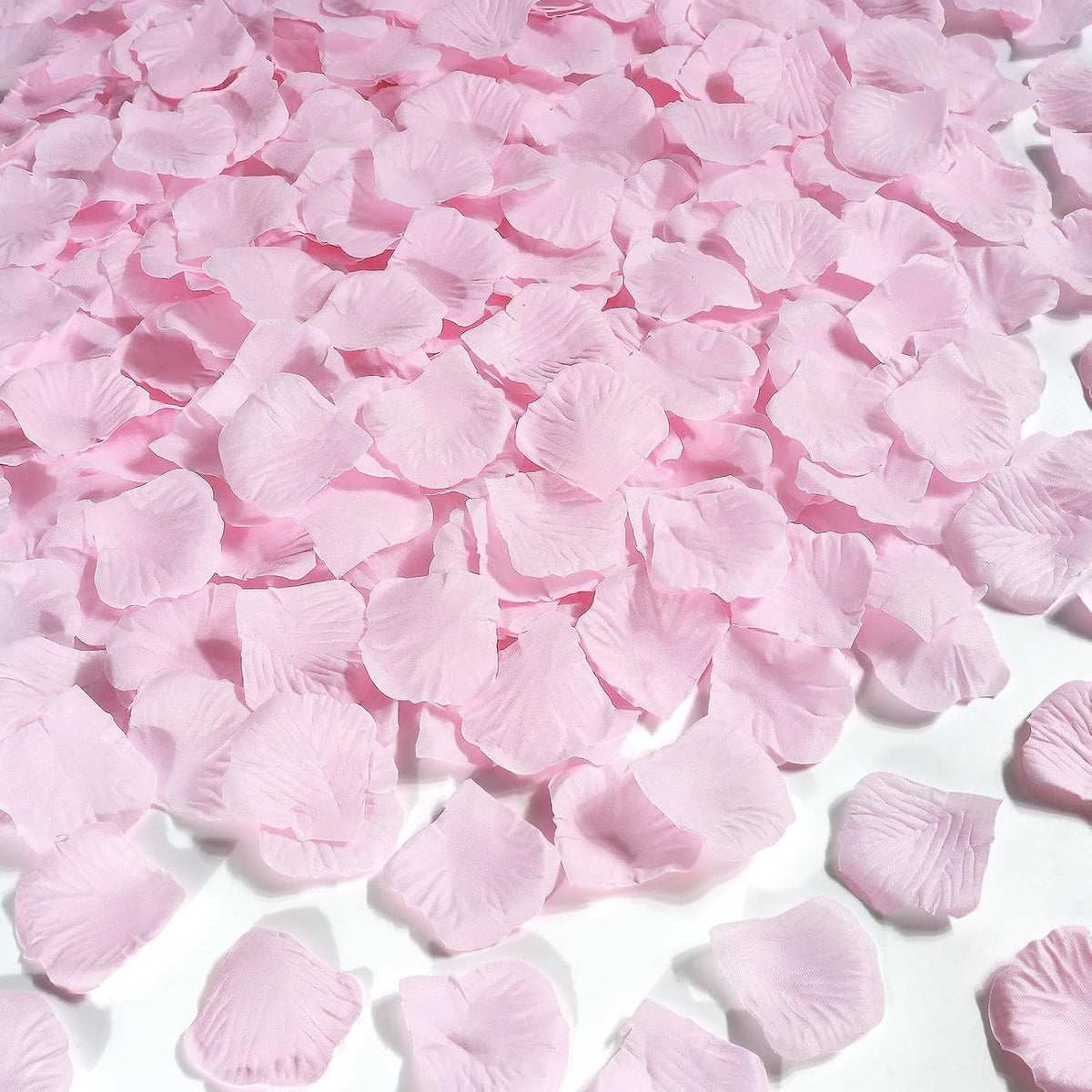 1000 Pcs Rose Petals Artificial Silk Flower Petals Romantic Decorations for Wedding Engagement Birthday Event Anniversary Party Backdrop Supplies Pink