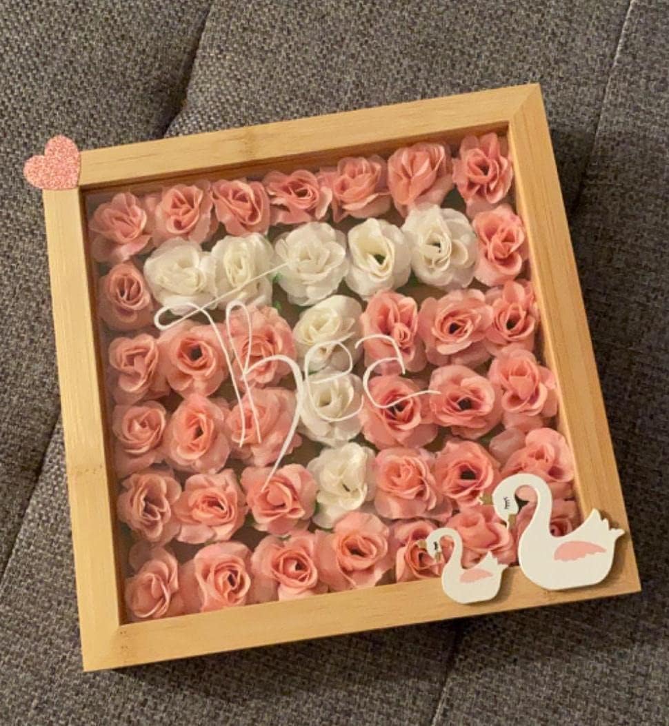 50pcs Pink Roses Artificial Flowers, 1.6" Small Silk Fake Roses Buds