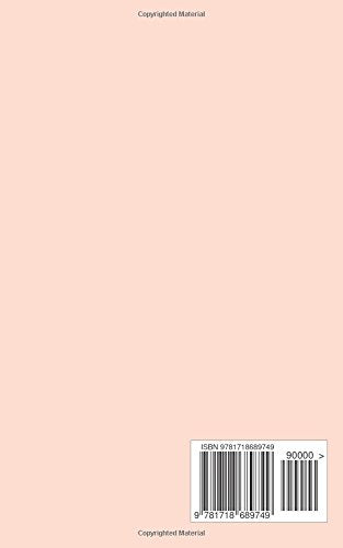 Notebook: Classic Premium Writing Notebook, Journal, Diary, 5"x8", 100 lined pages, Pastel Peach Colored