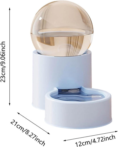 Automatic Cat Water Dispenser - Pet Water Fountain for Cats Dogs, Automatic Drinking Bowl for Puppies Kittens Pets (Pink)