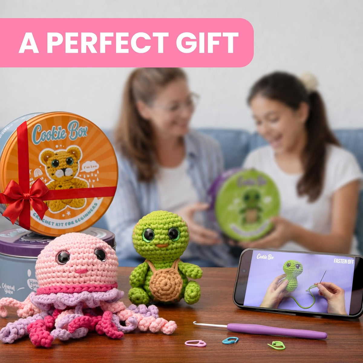 Crochet Kit for Beginners, Bunny Lola