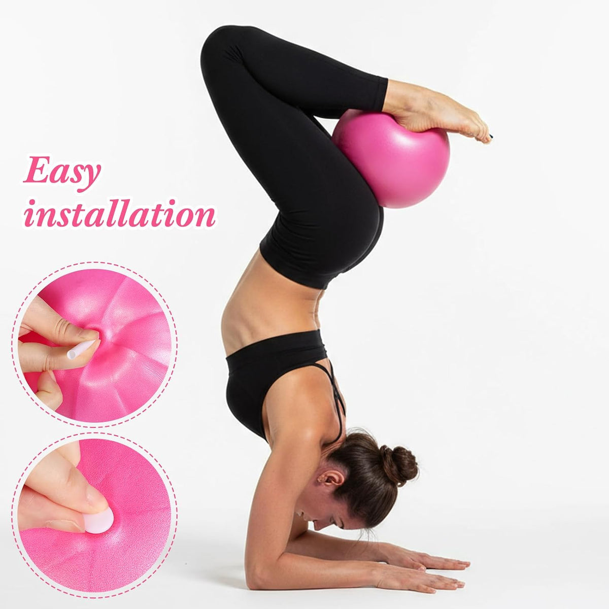 4 Pcs Small Pilates Ball Bulk 9 Inch Mini Yoga Ball
