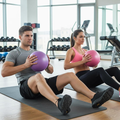 4 Pcs Small Pilates Ball Bulk 9 Inch Mini Yoga Ball