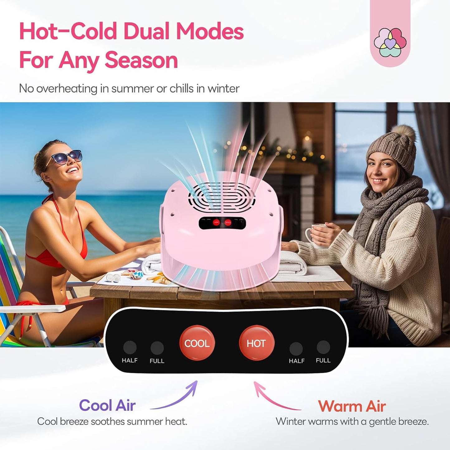Adjustable Nail Polish Dryer for Regular Nail Polish