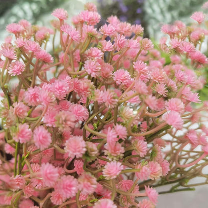Baby Breath Gypsophila Deco Pink Colour Artificial Flowers for Wedding 40 Pieces/lot