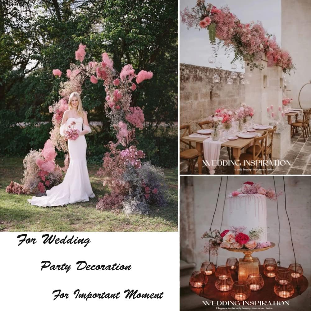 Baby Breath Gypsophila Deco Pink Colour Artificial Flowers for Wedding 40 Pieces/lot