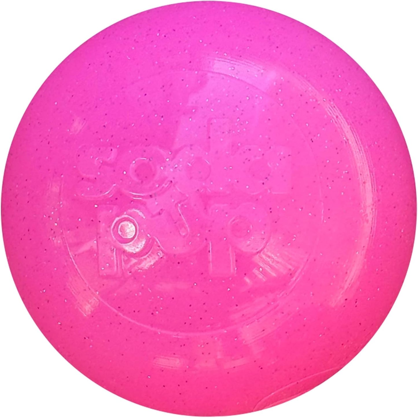Glitter Ball – Soft Dog Ball Toy, Floating Fetch Ball and Treat Dispenser Made in USA from Non-Toxic Pet Safe Food Safe PUP-X Rubber for Bonding, Physical Exercise, & More