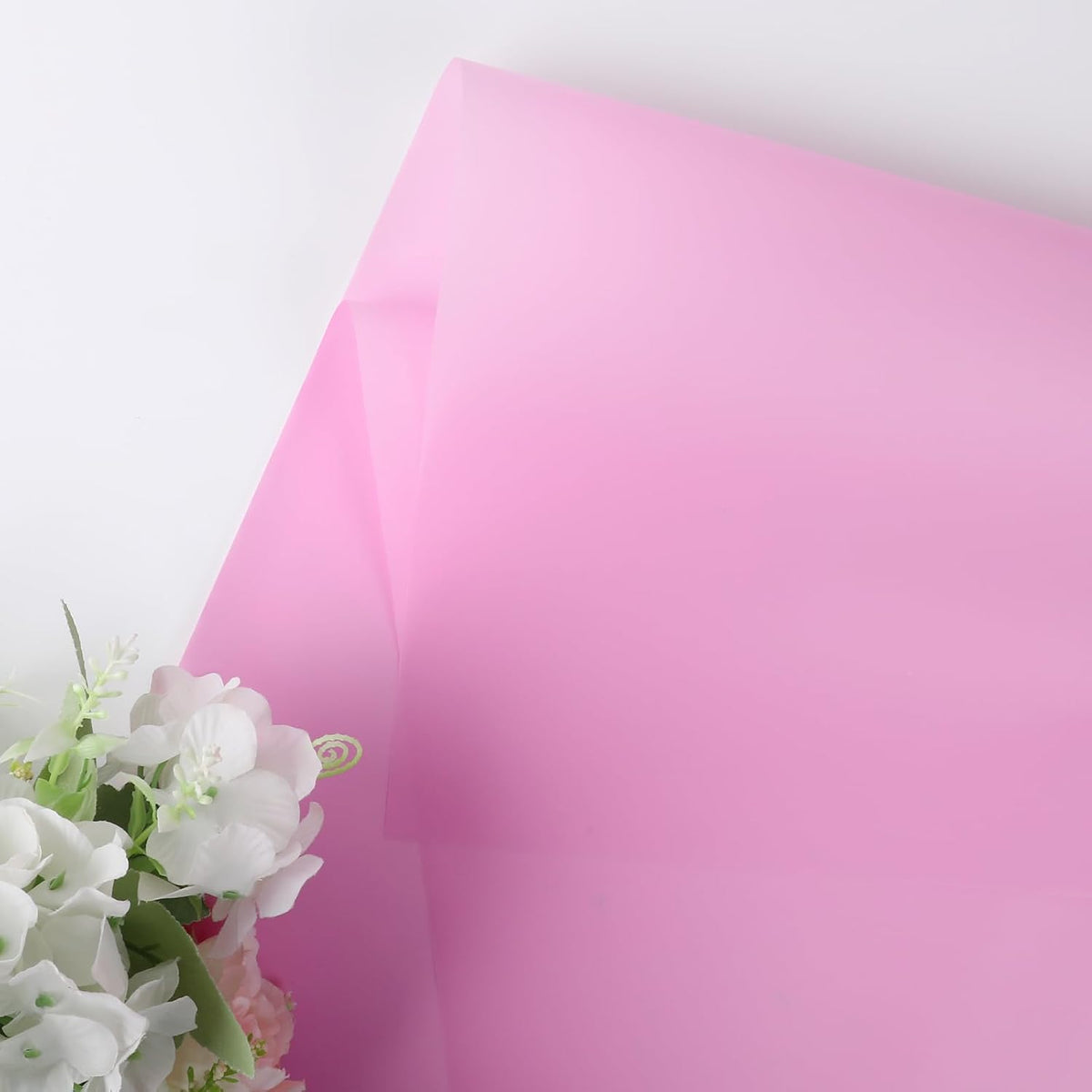 20 Sheets Flower Waterproof Wrapping Paper (Pink)