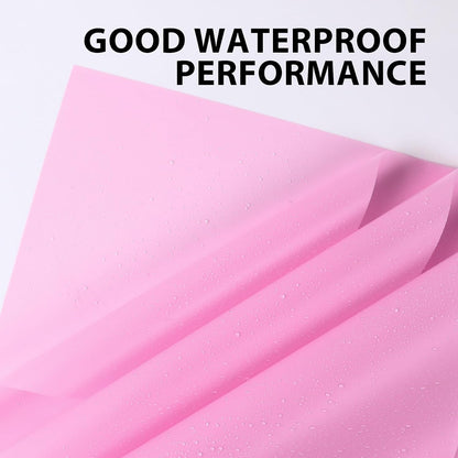 20 Sheets Flower Waterproof Wrapping Paper (Pink)