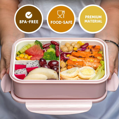 Bento Boxes for Adults - 1100ML Bento Lunch Box Container For Kids