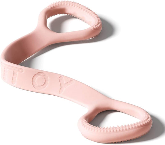 Figure 8 Resistance Band, Elastic Resistance Band with Comfortable Handles for Home Workout, Physical Therapy, Arm, Leg & Glute Training