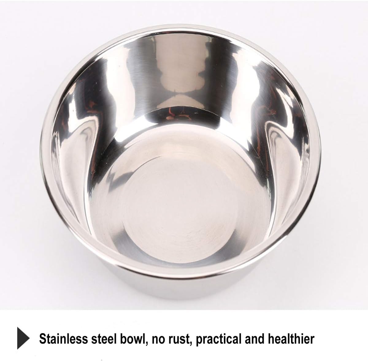 Stainless Steel Pet Slow Feeder Bowl for Puppy & Small Dogs Cats