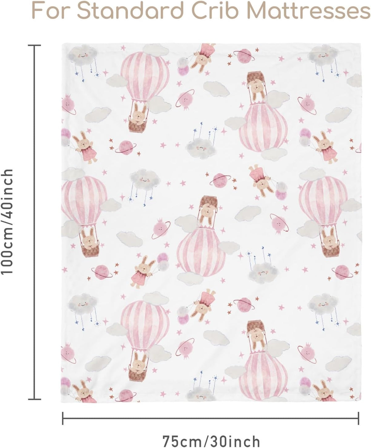 Fleece Baby Blankets for Girls & Boys, Infant Toddler Blanket