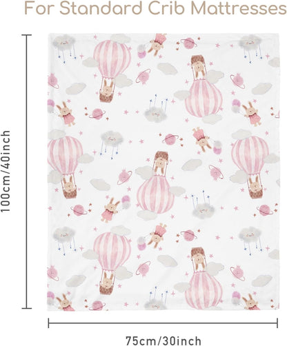 Fleece Baby Blankets for Girls & Boys, Infant Toddler Blanket