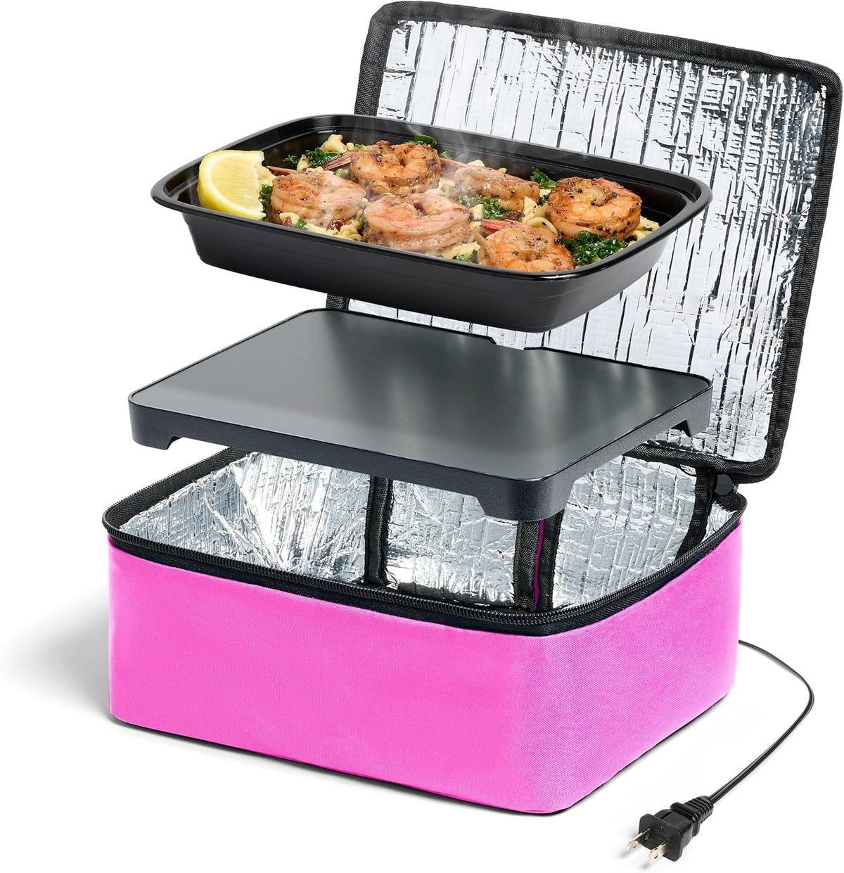 Mini Portable Electric Lunch Box Food Heater - Innovative Food Warmer and Heated Lunch Box for Adults Car/Home - Easily Cook, Reheat, and Keep Your Food Warm