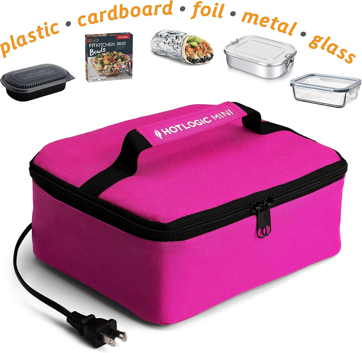 Mini Portable Electric Lunch Box Food Heater - Innovative Food Warmer and Heated Lunch Box for Adults Car/Home - Easily Cook, Reheat, and Keep Your Food Warm