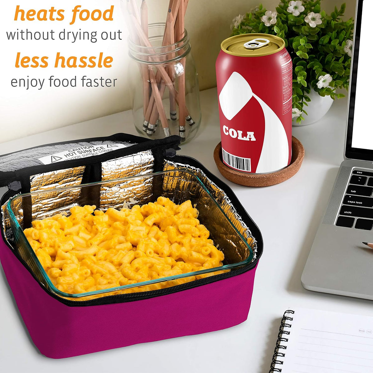 Mini Portable Electric Lunch Box Food Heater - Innovative Food Warmer and Heated Lunch Box for Adults Car/Home - Easily Cook, Reheat, and Keep Your Food Warm