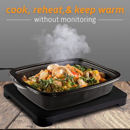Mini Portable Electric Lunch Box Food Heater - Innovative Food Warmer and Heated Lunch Box for Adults Car/Home - Easily Cook, Reheat, and Keep Your Food Warm