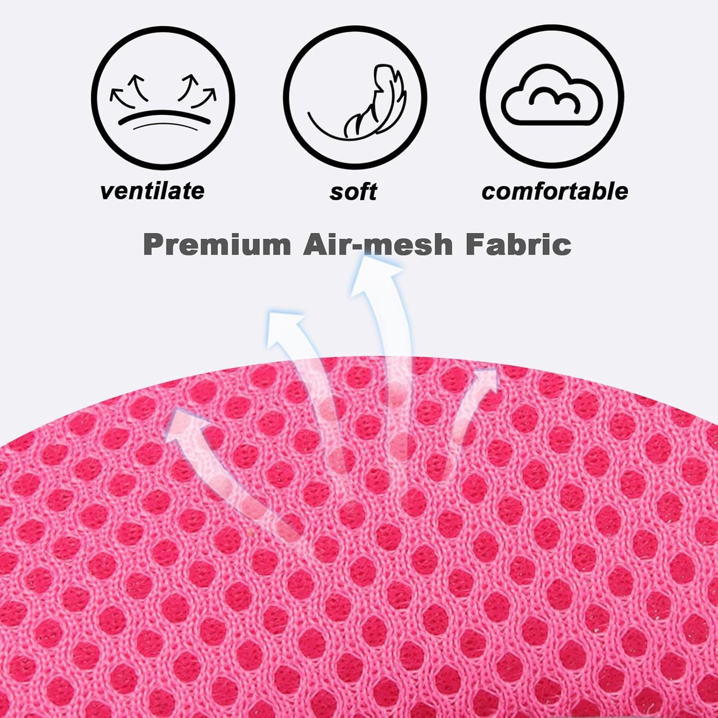 SOLMOONY Small Dog Harness,Soft Mesh Puppy Harness and Leash Set,No Escape Cat Harnesses for Training Walking,Reflective Adjustable Puppy Vest for Small Medium Dogs, Cats (Hot Pink, S)