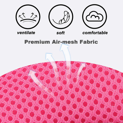 SOLMOONY Small Dog Harness,Soft Mesh Puppy Harness and Leash Set,No Escape Cat Harnesses for Training Walking,Reflective Adjustable Puppy Vest for Small Medium Dogs, Cats (Hot Pink, S)