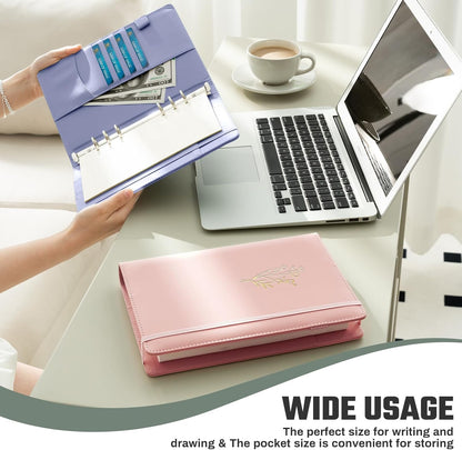 PU Leather Aesthetic A5 Binder 6 Ring Binder Journal Cover