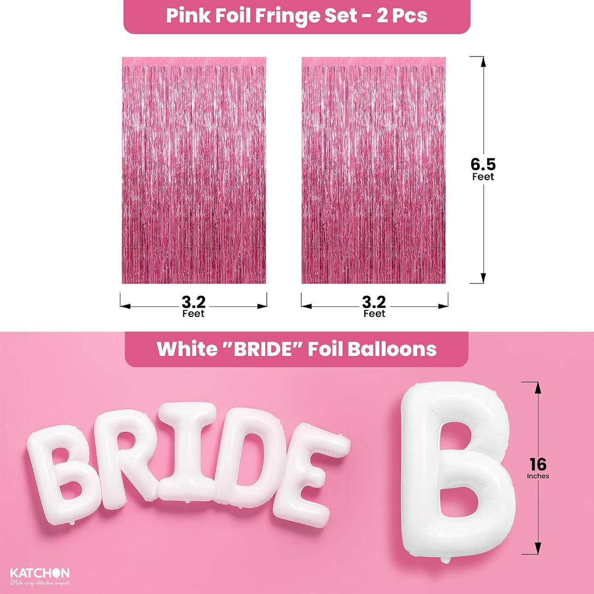 Bachelorette Party Decorations Set, Pack of 3