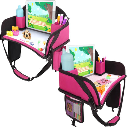 Car Seat Tray,Toddler Road Trip Essentials With Drawing Kit